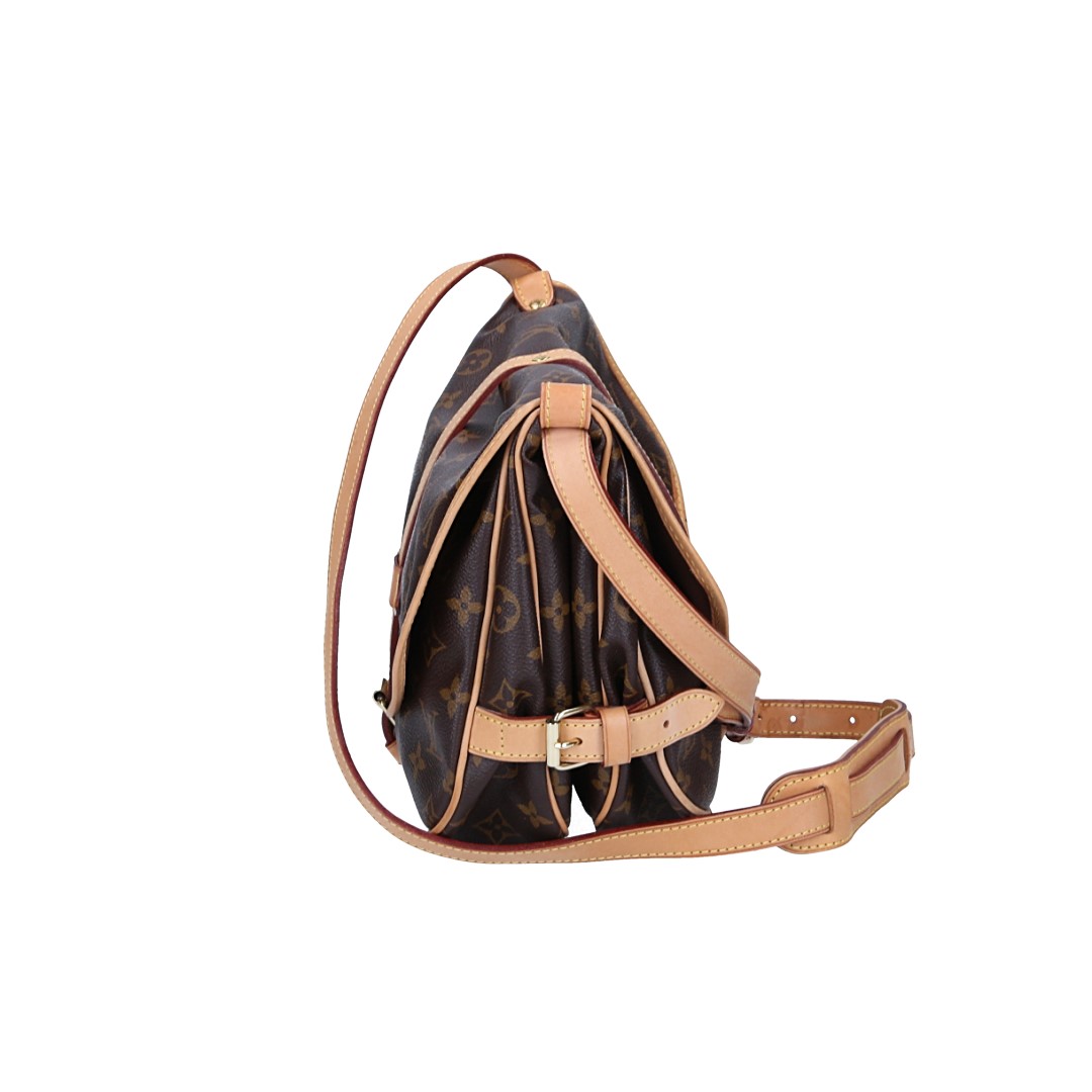 LOUIS VUITTON SAUMUR 30 UMHÄNGETASCHE AUS MONOGRAM CANVAS (M42256) 