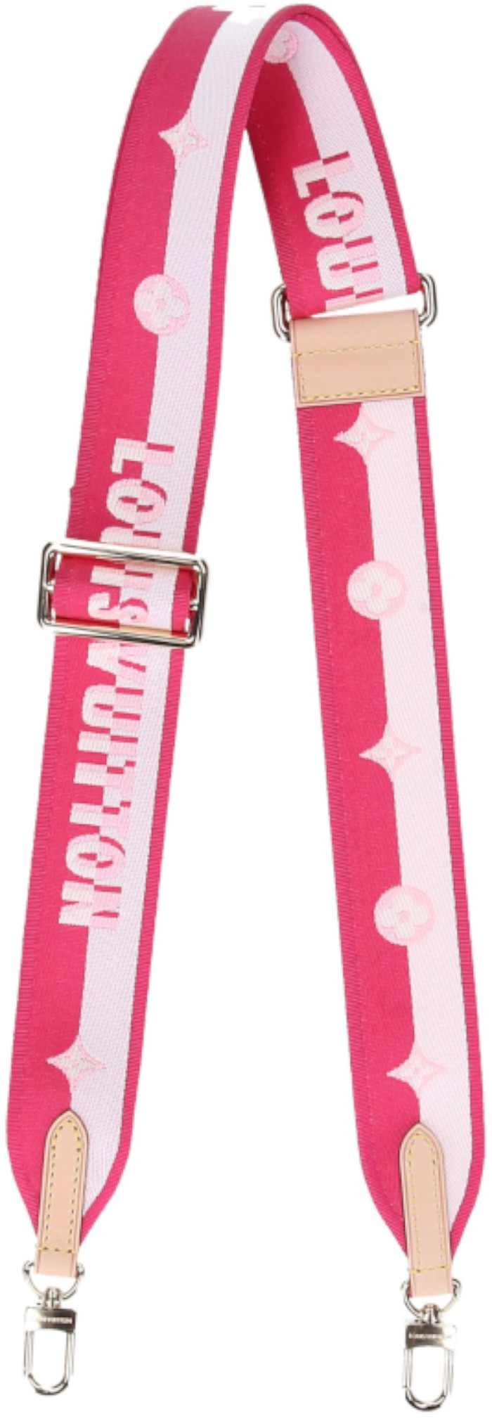 LOUIS VUITTON ADJUSTABLE TEXTILE SHOULDER STRAP WITH GHW