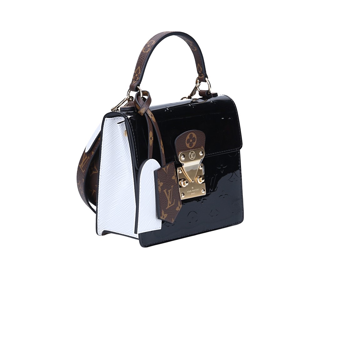 LOUIS VUITTON SPRING STREET HANDTASCHE AUS MONOGRAM VERNIS LEDER (M90375)