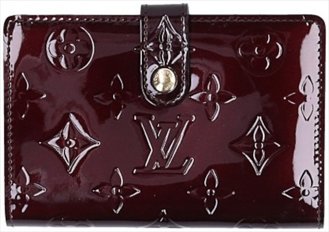 LOUIS VUITTON GELDBÖRSE 'VIENNOIS' AUS MONOGRAM VERNIS LEDER IN AMARANTH (M93521)