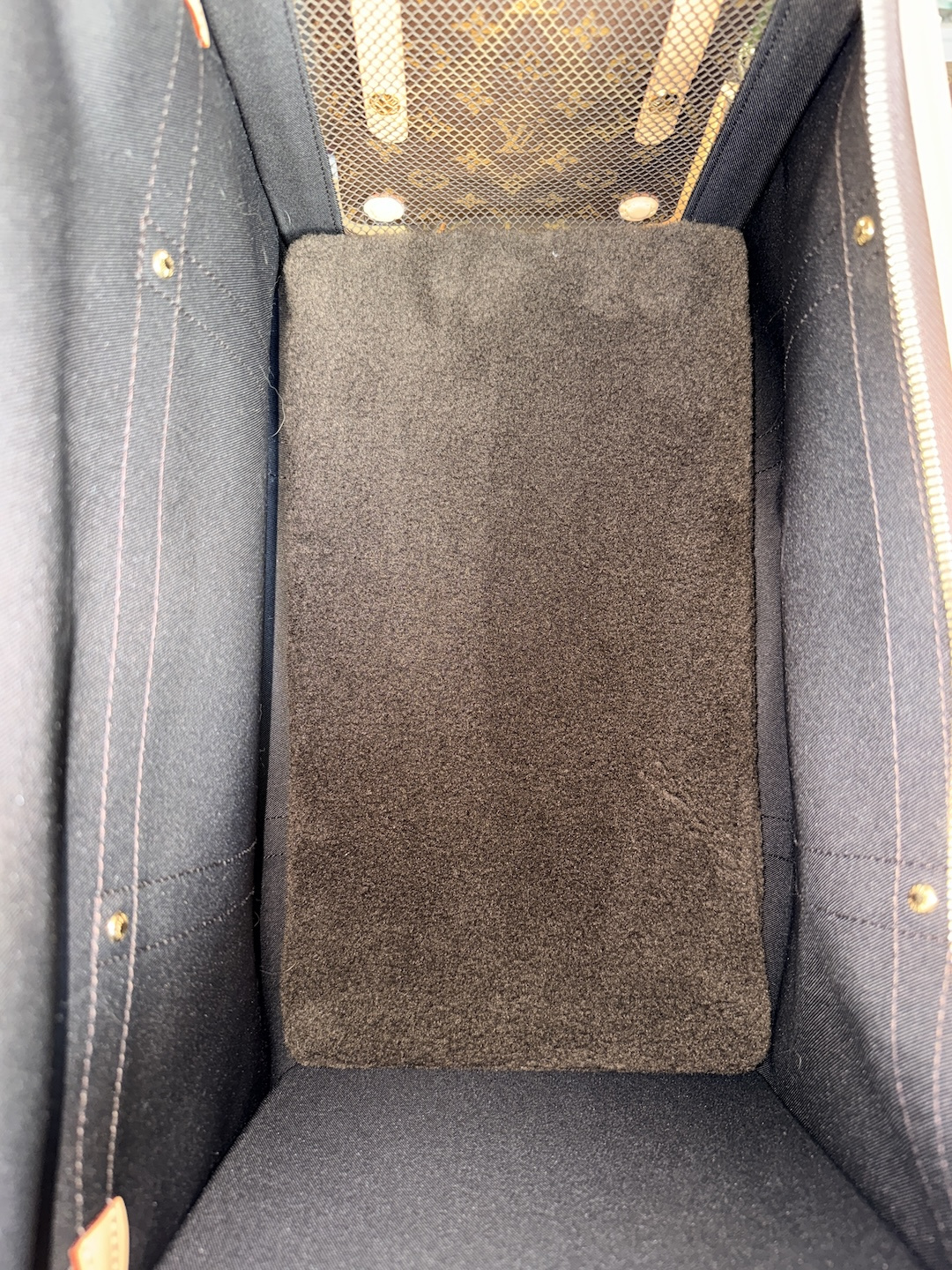 LOUIS VUITTON DOG CARRIER 40 HUNDETRAGETASCHE AUS MONOGRAM CANVAS (M45662)