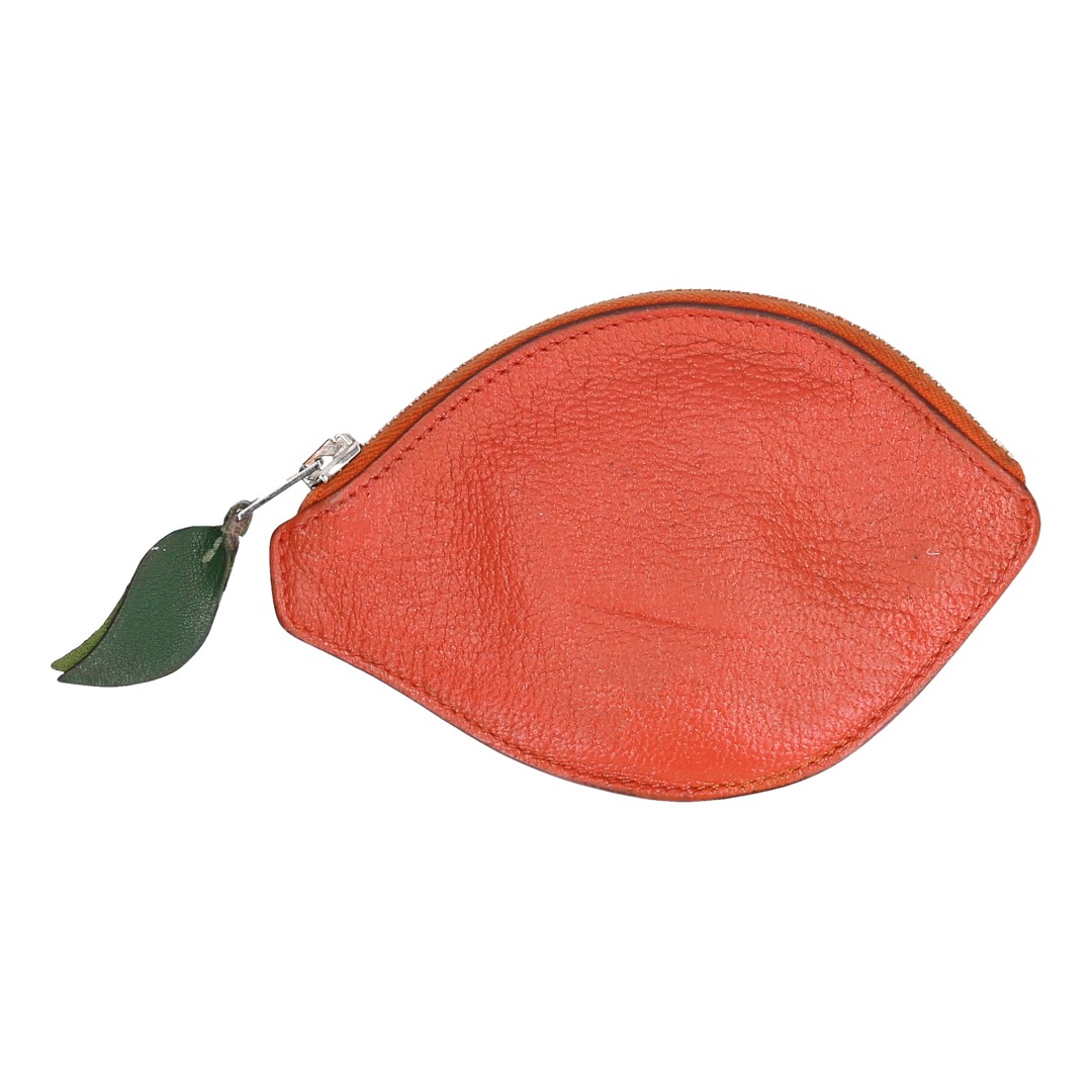 41248-Louis-Vuitton-Geldb-rse-Hermes_2D_0001eAU6qkCitMJ8R HERMÈS PORTEMONNAIE 'ORANGE' AUS LEDER IN ORANGE
