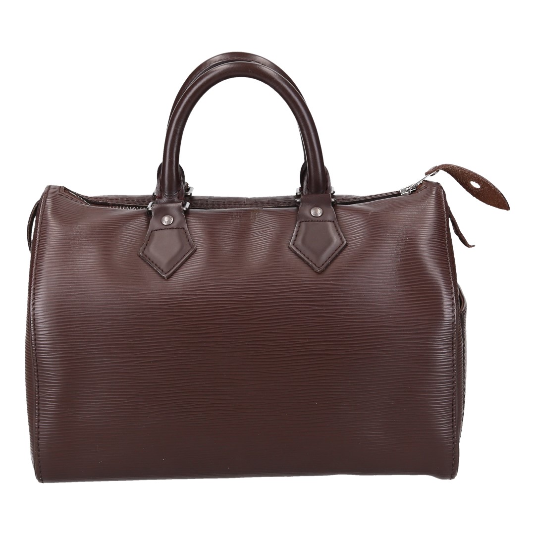 LOUIS VUITTON SPEEDY 25 HENKELTASCHE AUS EPI LEDER IN MOKA 