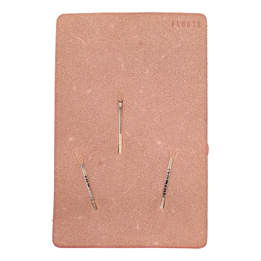 LOUIS VUITTON HAARACCESSOIRE SET AUS MONOGRAM VERNIS LEDER, VVN LEDER & METALL