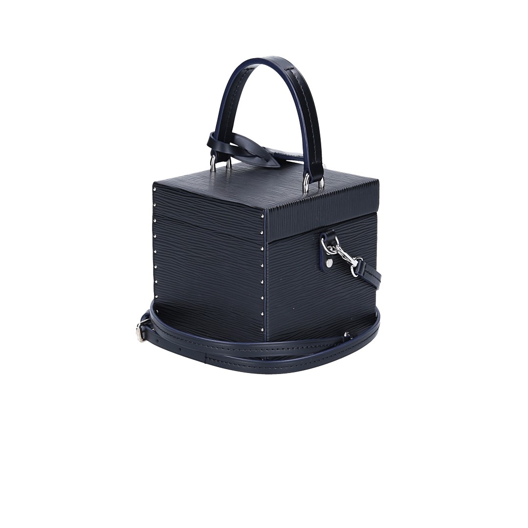 LOUIS VUITTON BLEECKER BOX HANDTASCHE AUS EPI LEDER IN NOIR (M52703)