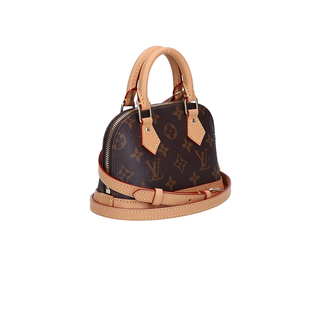 LOUIS VUITTON ALMA NANO HANDTASCHE AUS MONOGRAM CANVAS (M82717)