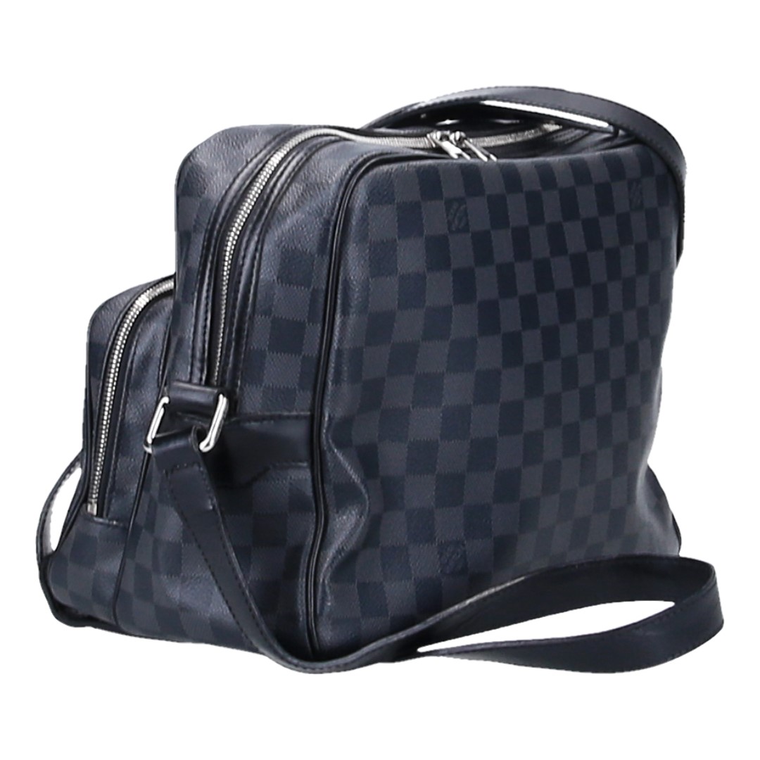44985-LV-Henkeltasche-Damier-Graphite_2D_0004 LOUIS VUITTON IEOH UMHÄNGETASCHE AUS DAMIER GRAPHITE CANVAS (N41446)