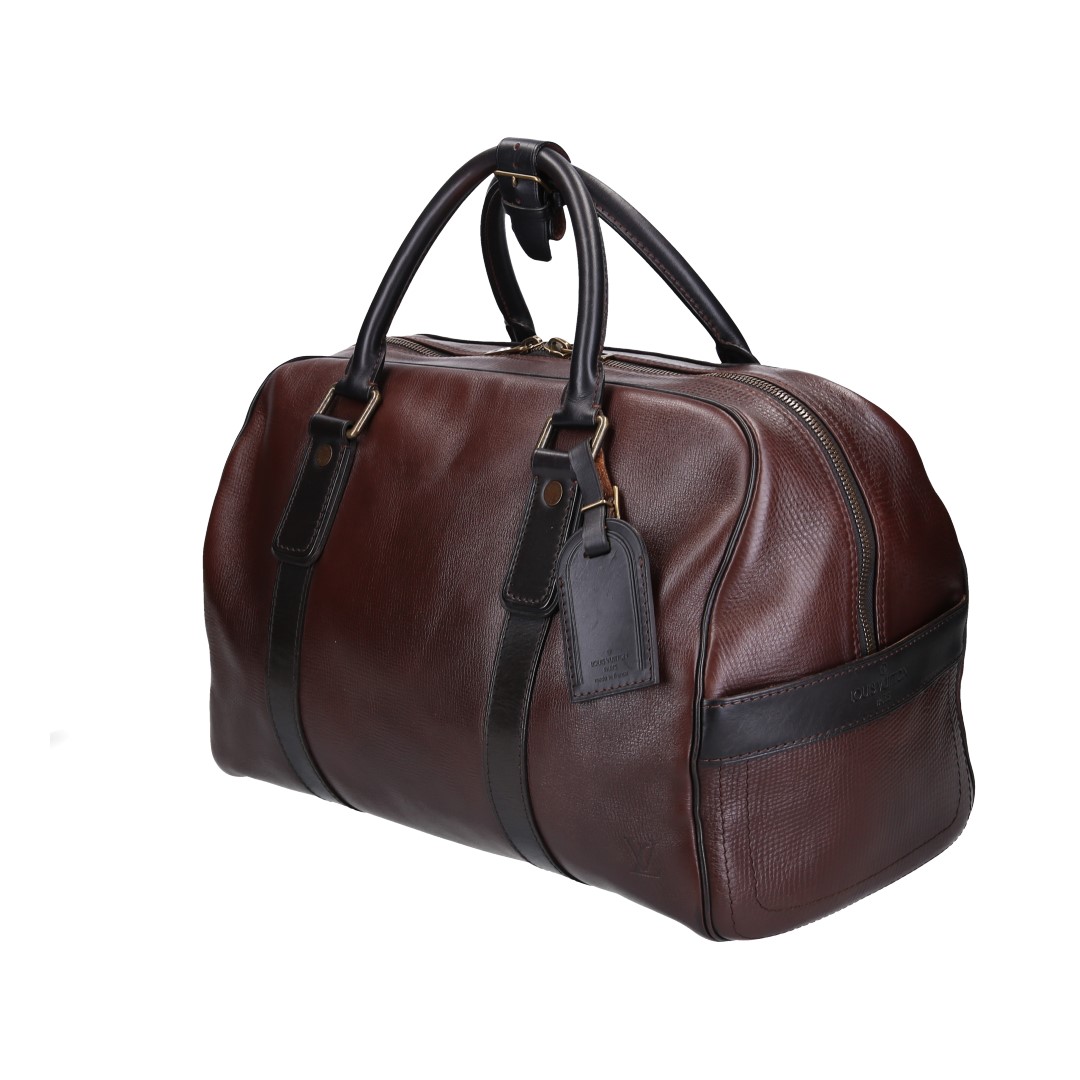 40009-Louis-Vuitton-Reisetasche-Utah_2D_0002 LOUIS VUITTON CARRYALL WEEKENDER AUS UTAH LEDER