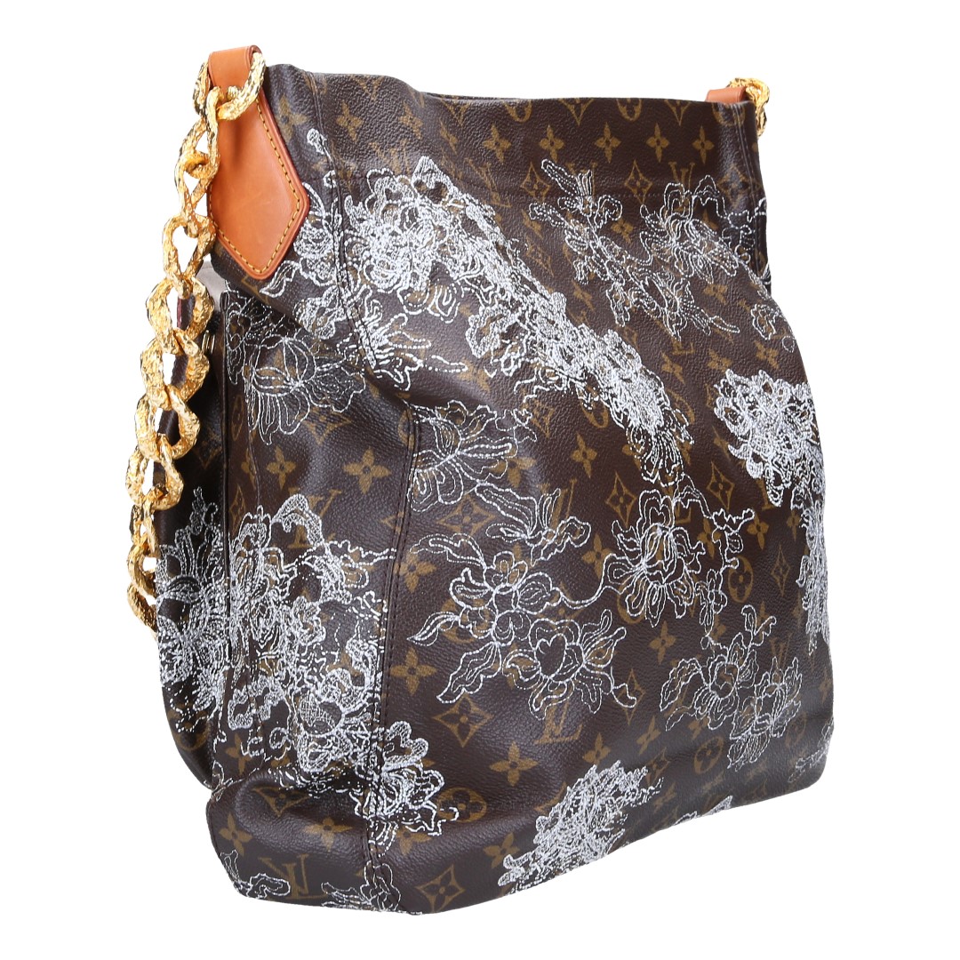 LOUIS VUITTON FERSEN GM HANDTASCHE AUS MONOGRAM DENTELLE CANVAS