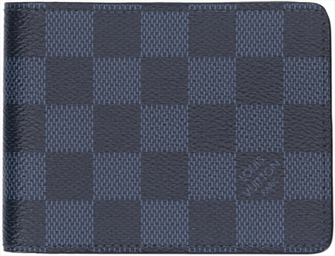 LOUIS VUITTON GELDBÖRSE 'SLENDER' AUS DAMIER COBALT CANVAS (N62239)