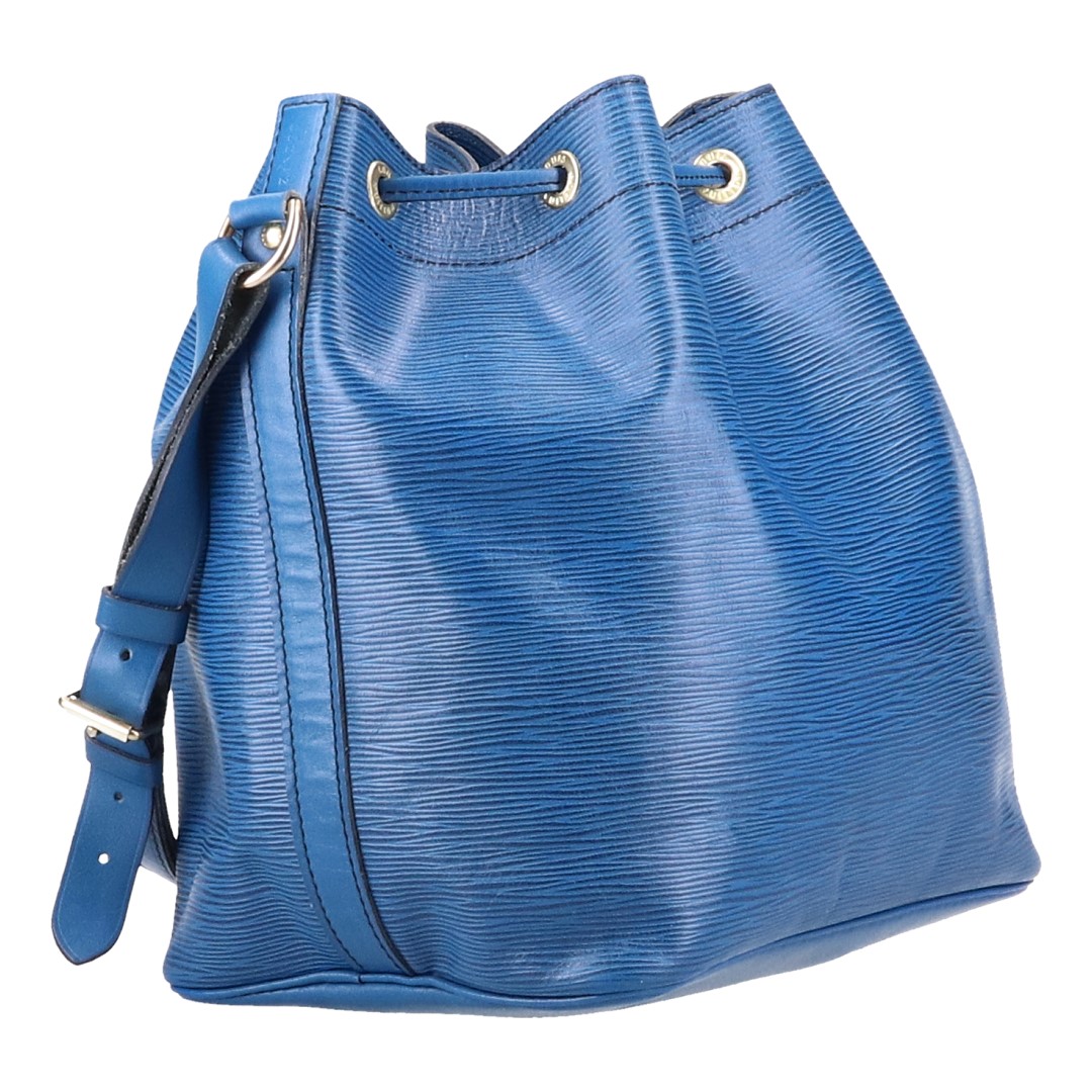 LOUIS VUITTON NOÉ PETIT MODEL SCHULTERTASCHE AUS EPI LEDER IN TOLEDO BLAU (M44105)