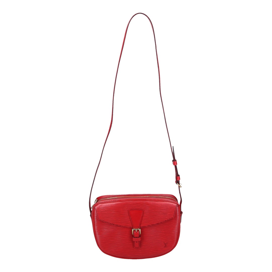 LOUIS VUITTON JEUNE FILLE UMHÄNGETASCHE AUS EPI LEDER IN CASTILLIAN ROT (M52157)