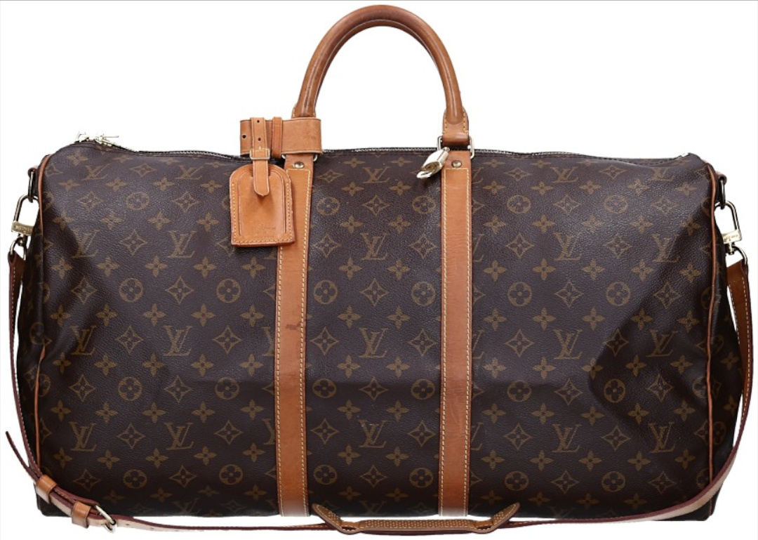 LOUIS VUITTON KEEPALL 55 REISETASCHE AUS MONOGRAM CANVAS MIT SCHULTERRIEMEN (M41414)