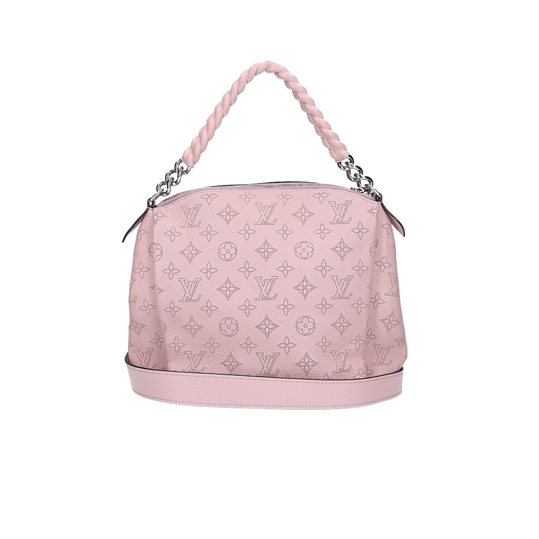 LOUIS VUITTON BABYLONE CHAIN BB HANDTASCHE AUS MONOGRAM MAHINA LEDER IN MAGNOLIA (M51219)