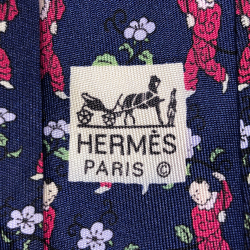 HERMÈS KRAWATTE AUS SEIDE '7238 MA'