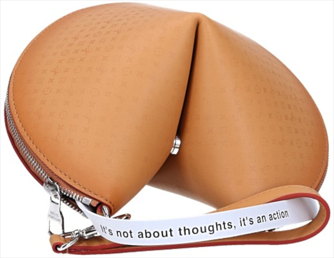 LOUIS VUITTON FORTUNE COOKIE CLUTCH HANDTASCHE AUS LEDER (M82025)