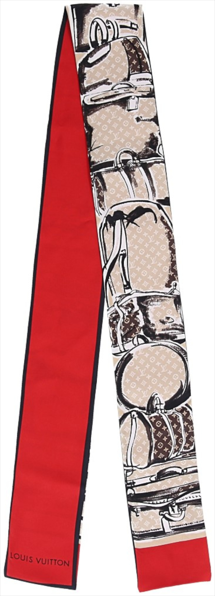 LOUIS VUITTON BANDEAU TUCH 8X120CM AUS SEIDE (M73964)