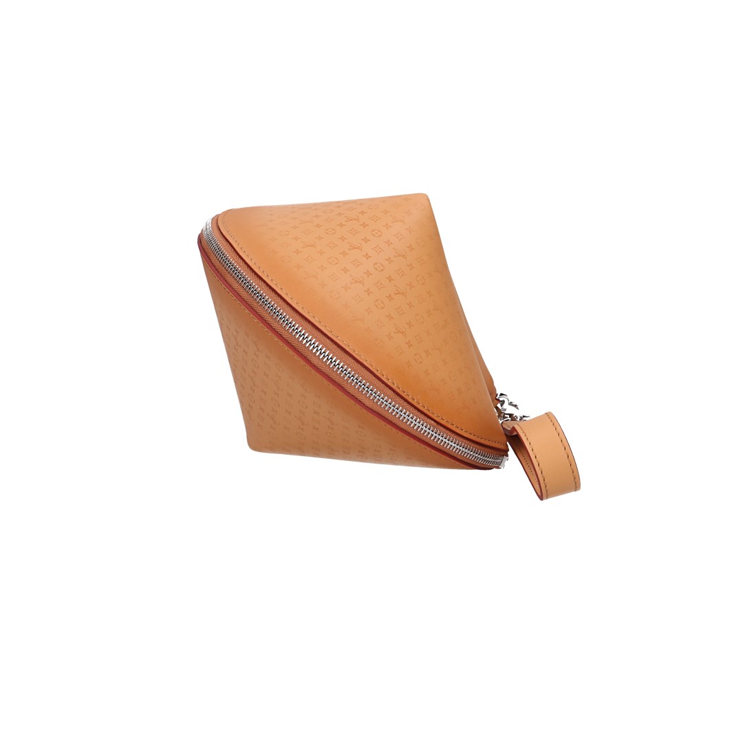 LOUIS VUITTON KEY HOLDER & BAG CHARM 'LEMON POUCH' IN MONOGRAM CANVAS (M81197)