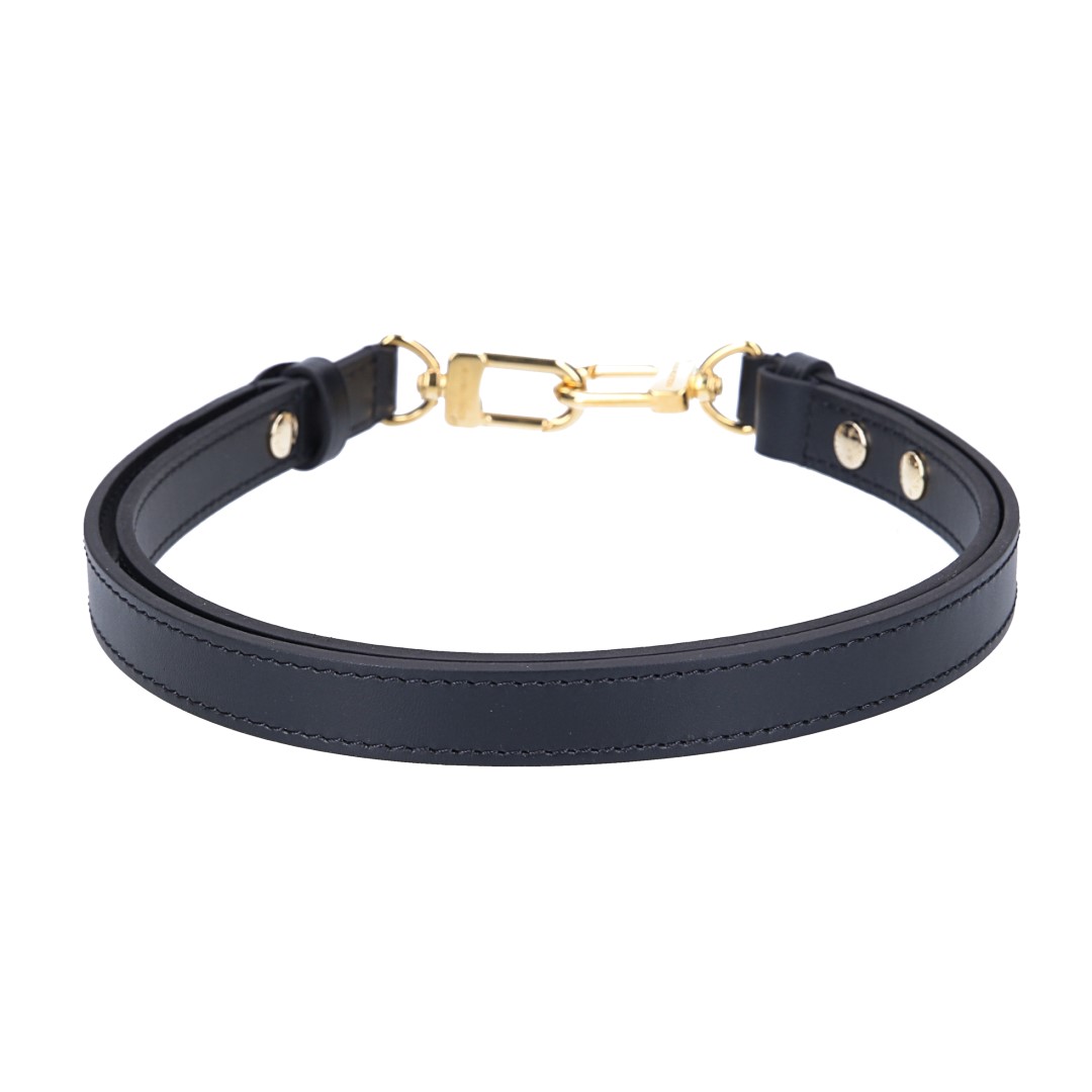 48917-Louis-Vuitton-Schulterriemen_2D_0005 LOUIS VUITTON SCHULTERRIEMEN AUS RINDSLEDER IN SCHWARZ MIT GHW
