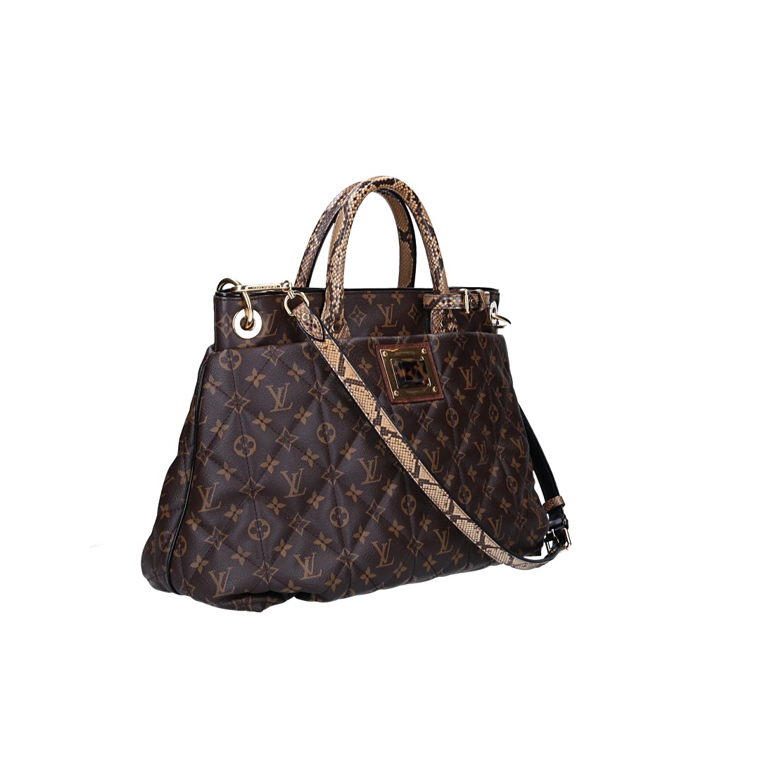 48908_Louis-Vuitton_Henkeltasche_Damier_2D_0009 LOUIS VUITTON TOTE GM HANDTASCHEN AUS MONOGRAM ETOILE CANVAS IN MIEL (S52071)