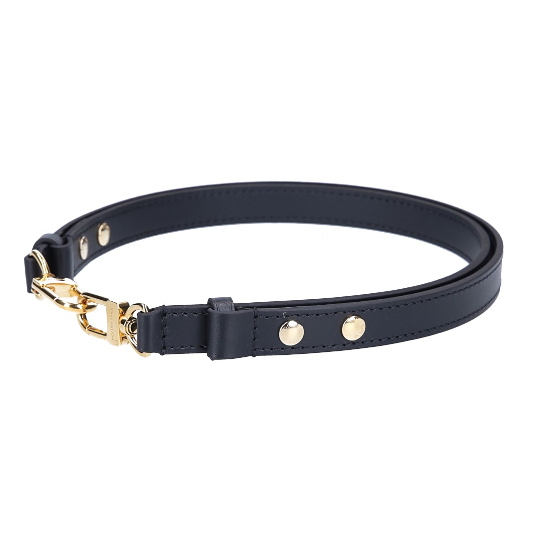 48917-Louis-Vuitton-Schulterriemen_2D_0002 LOUIS VUITTON SCHULTERRIEMEN AUS RINDSLEDER IN SCHWARZ MIT GHW