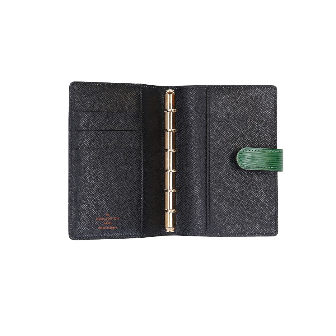 36475-LouisVuitton-AgendaEtui-EpiGr-n_2D_0003 LOUIS VUITTON AGENDA FONCTIONNEL PM AUS EPI LEDER IN BORNEO GRÜN