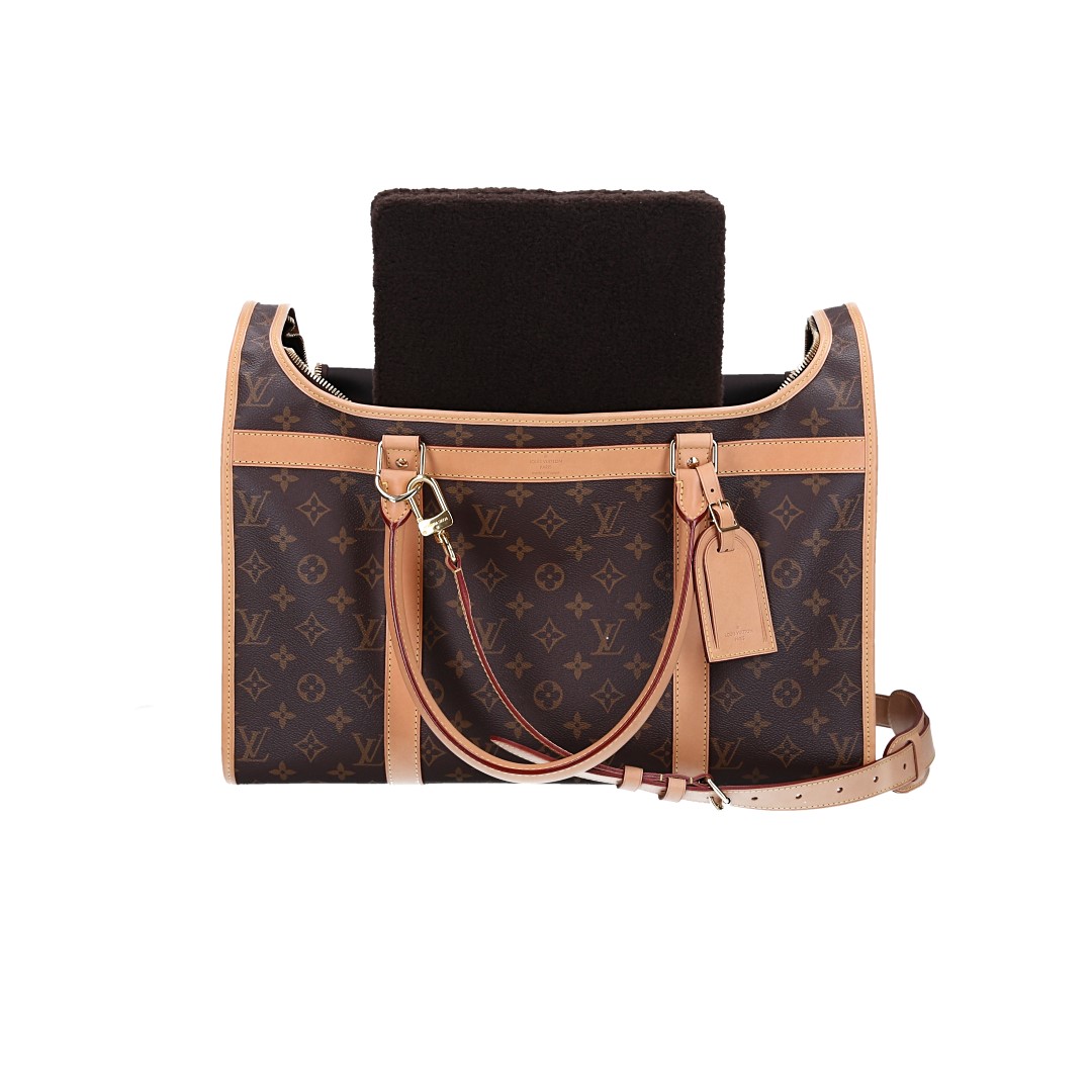 LOUIS VUITTON DOG CARRIER 40 HUNDETRAGETASCHE AUS MONOGRAM CANVAS (M45662)