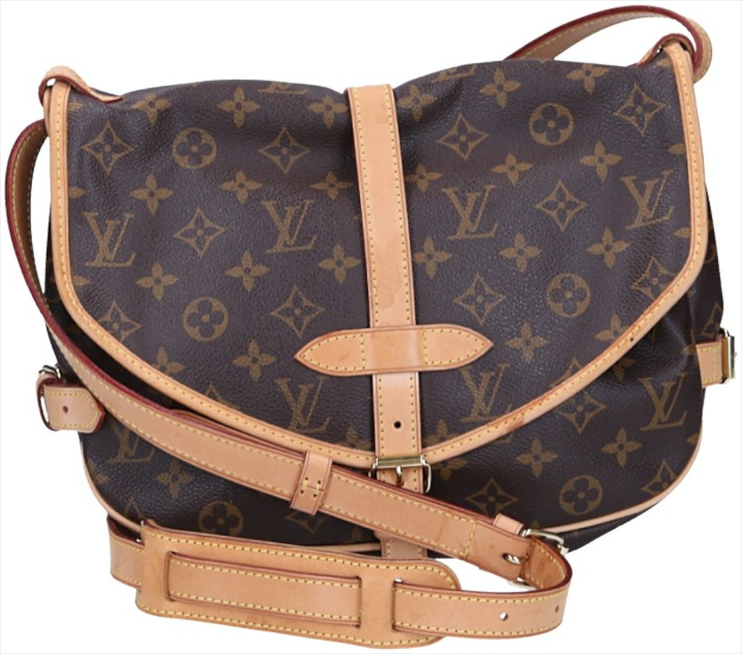LOUIS VUITTON SAUMUR 30 UMHÄNGETASCHE AUS MONOGRAM CANVAS (M42256) 