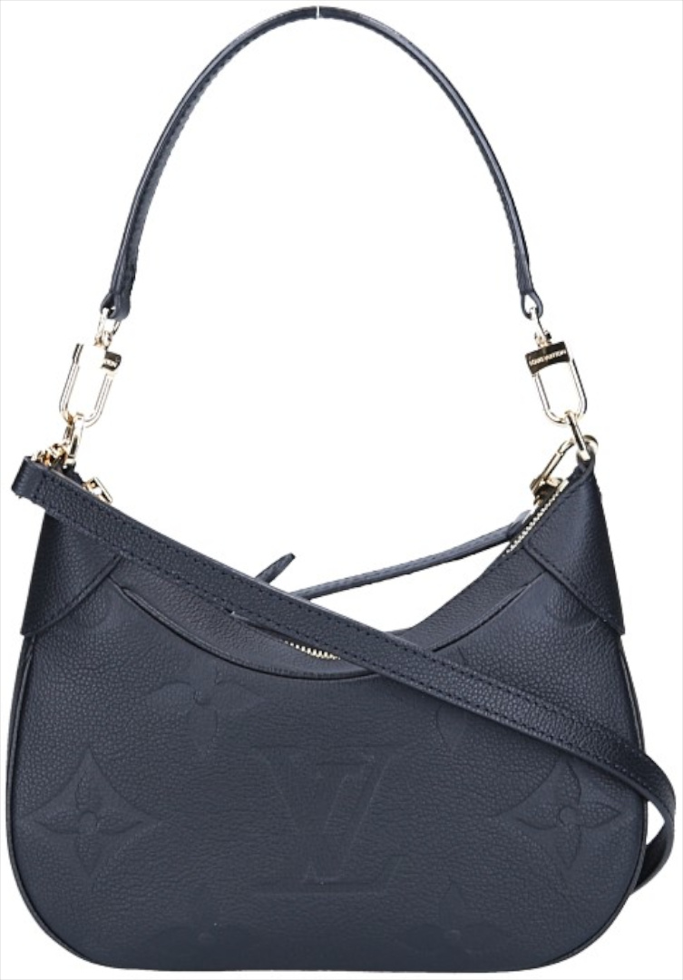 LOUIS VUITTON BAGATELLE HANDTASCHE AUS MONOGRAM EMPREINTE LEDER IN NOIR (M46002)