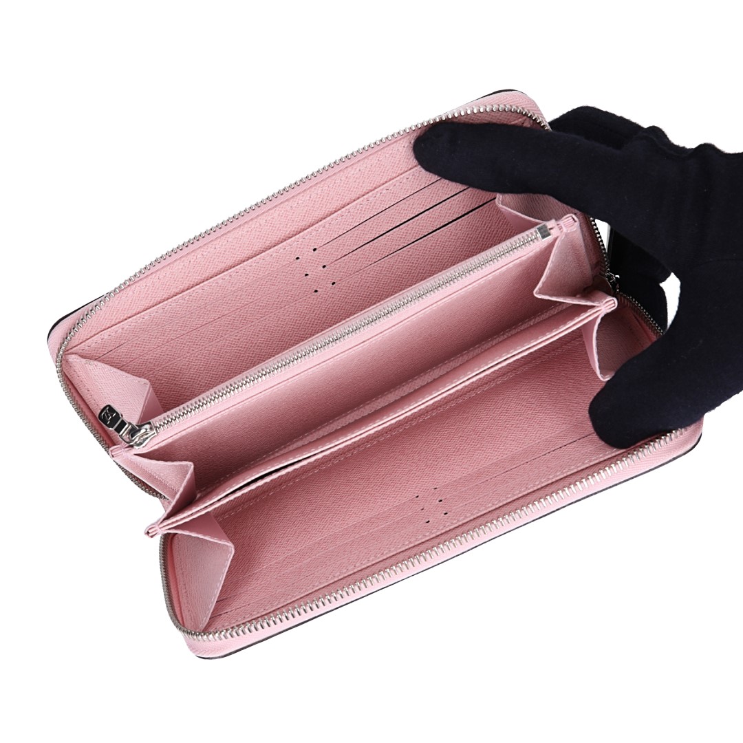 LOUIS VUITTON GELDBÖRSE 'ZIPPY' AUS EPI LEDER IN ROSE BALLERINA (M41740)