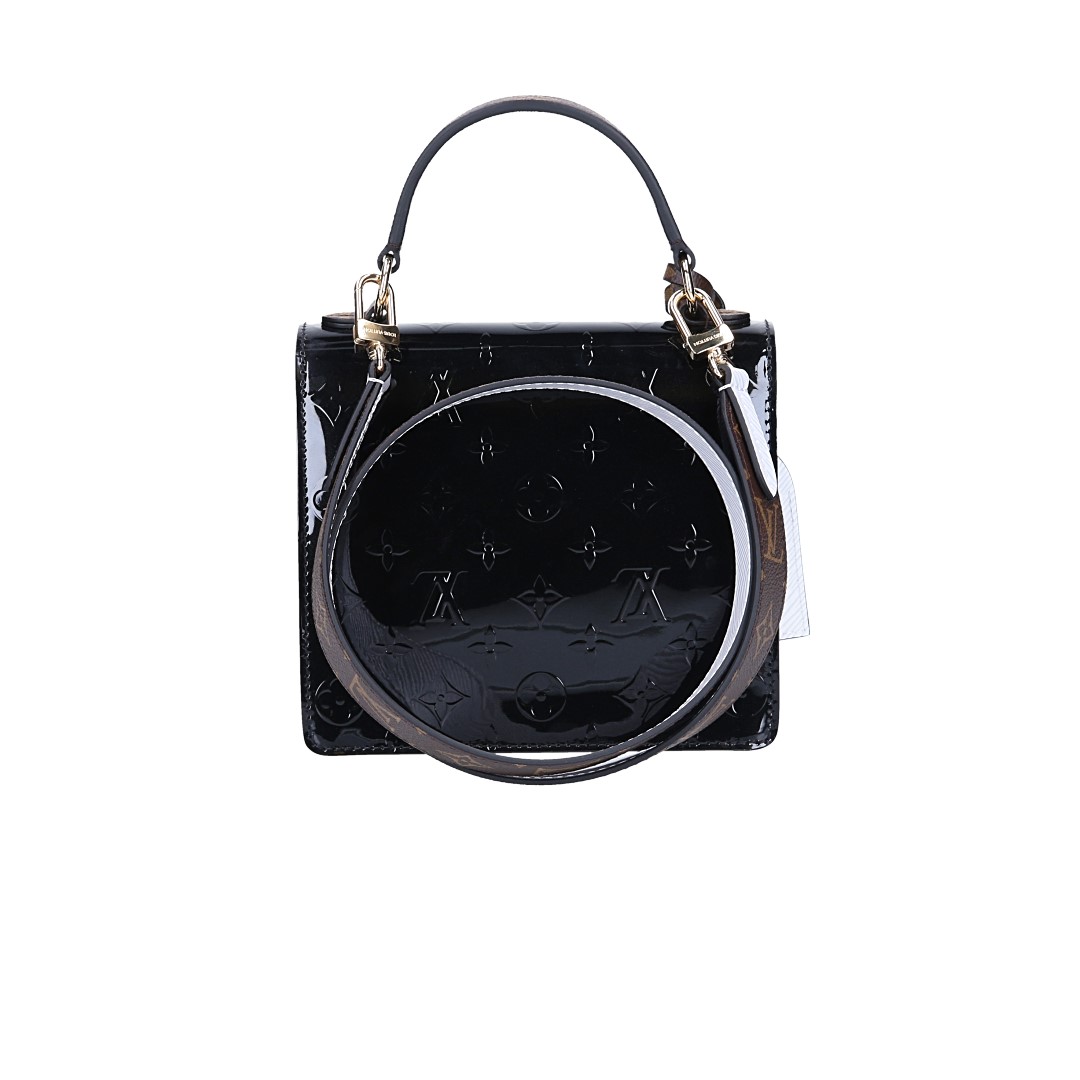 LOUIS VUITTON SPRING STREET HANDTASCHE AUS MONOGRAM VERNIS LEDER (M90375)