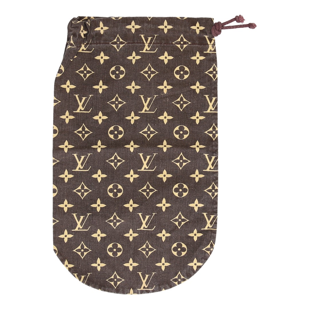 LOUIS VUITTON COUSSINETS POUR CHAUSSURES DAME UND 2 x ETUI CHAUSSURES SCHUTZBEUTEL MONOGRAM TEXTIL