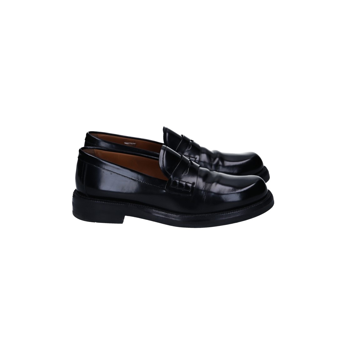 Christian Dior Velvet Loafers in Dark Blue Size 38.5