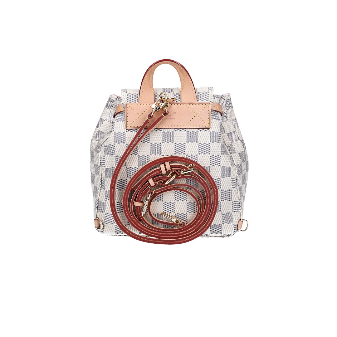 LOUIS VUITTON SPERONE BB RUCKSACK AUS DAMIER AZUR CANVAS (N44026)