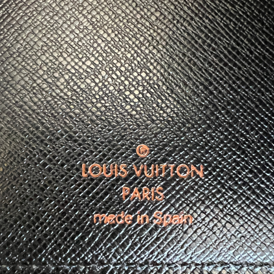 LOUIS VUITTON AGENDA FONCTIONNEL PM AUS EPI LEDER IN BORNEO GRÜN