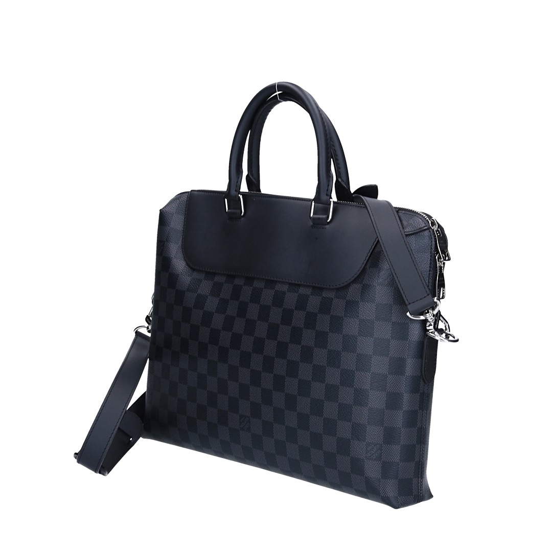 LOUIS VUITTON PORTE-DOCUMENTS JOUR BUSINESS-TASCHE AUS DAMIER GRAPHITE CANVAS (N48260)