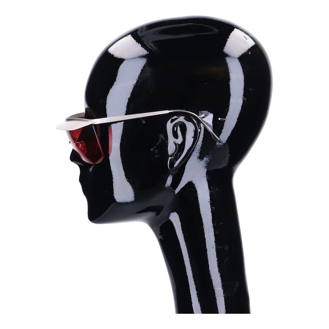 43605-Chanel-Sonnenbrille_2D_0003 CHANEL SONNENBRILLE '19136' AUS SILBERGRAUFARBENEM METALL