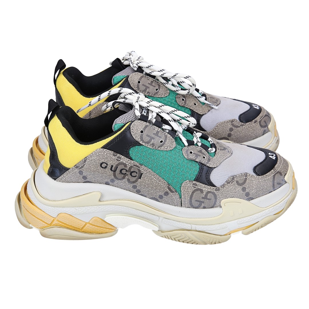 GUCCI X BALENCIAGA TRIPLE S MEN SNEAKER SCHUHE GR. 43