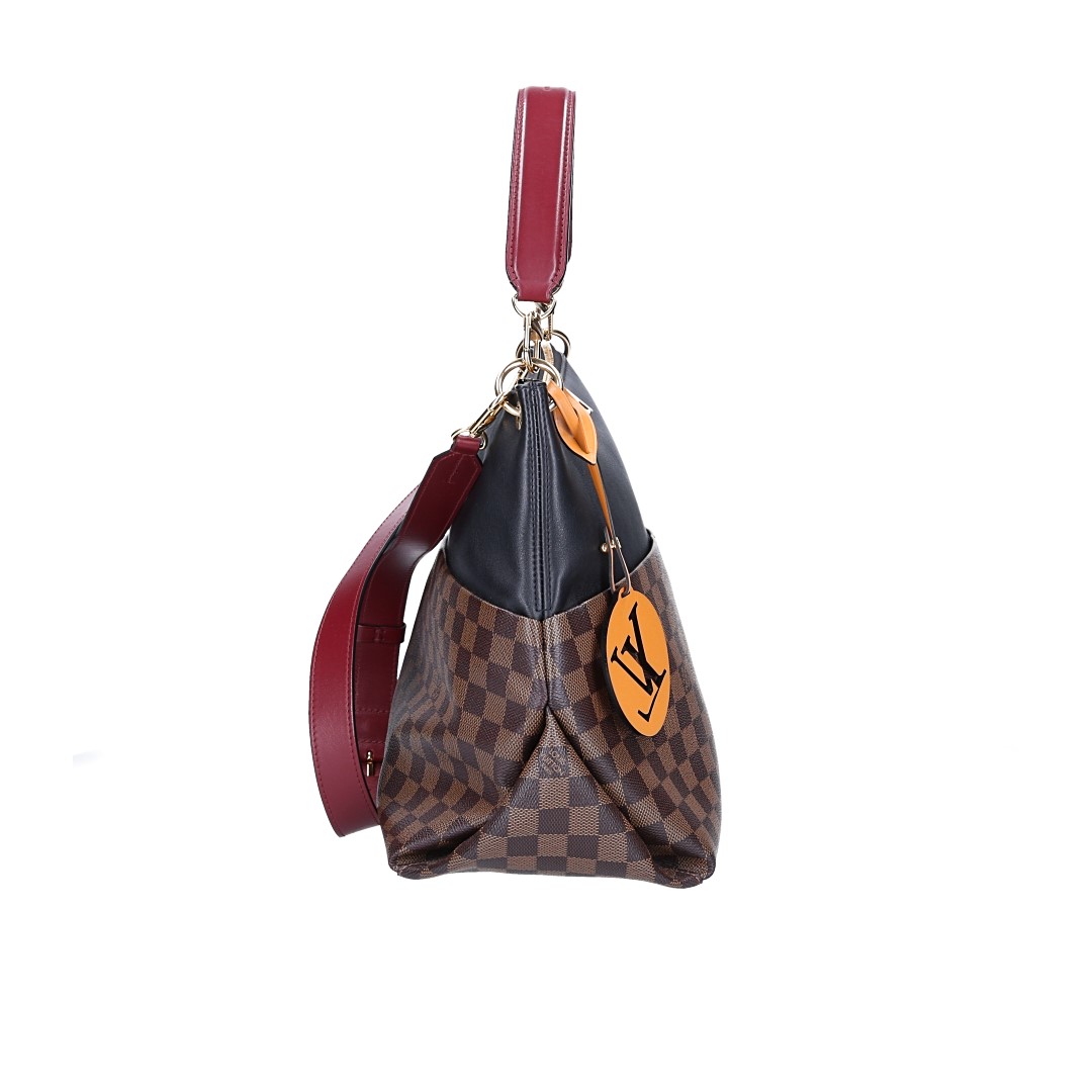 LOUIS VUITTON MAIDA HOBO HANDTASCHE AUS DAMIER EBENE CANVAS (N40369)
