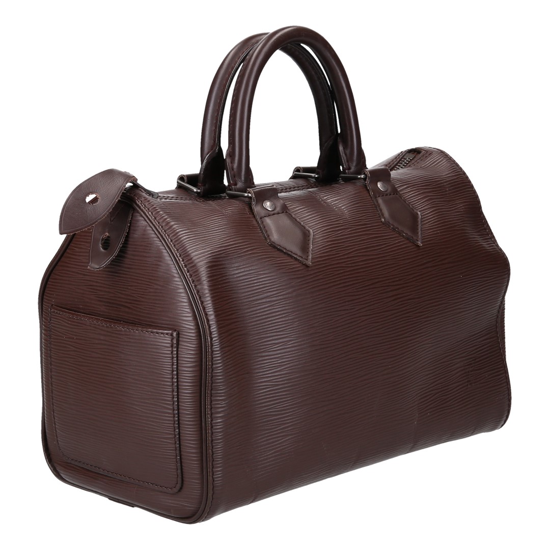 LOUIS VUITTON SPEEDY 25 HENKELTASCHE AUS EPI LEDER IN MOKA 