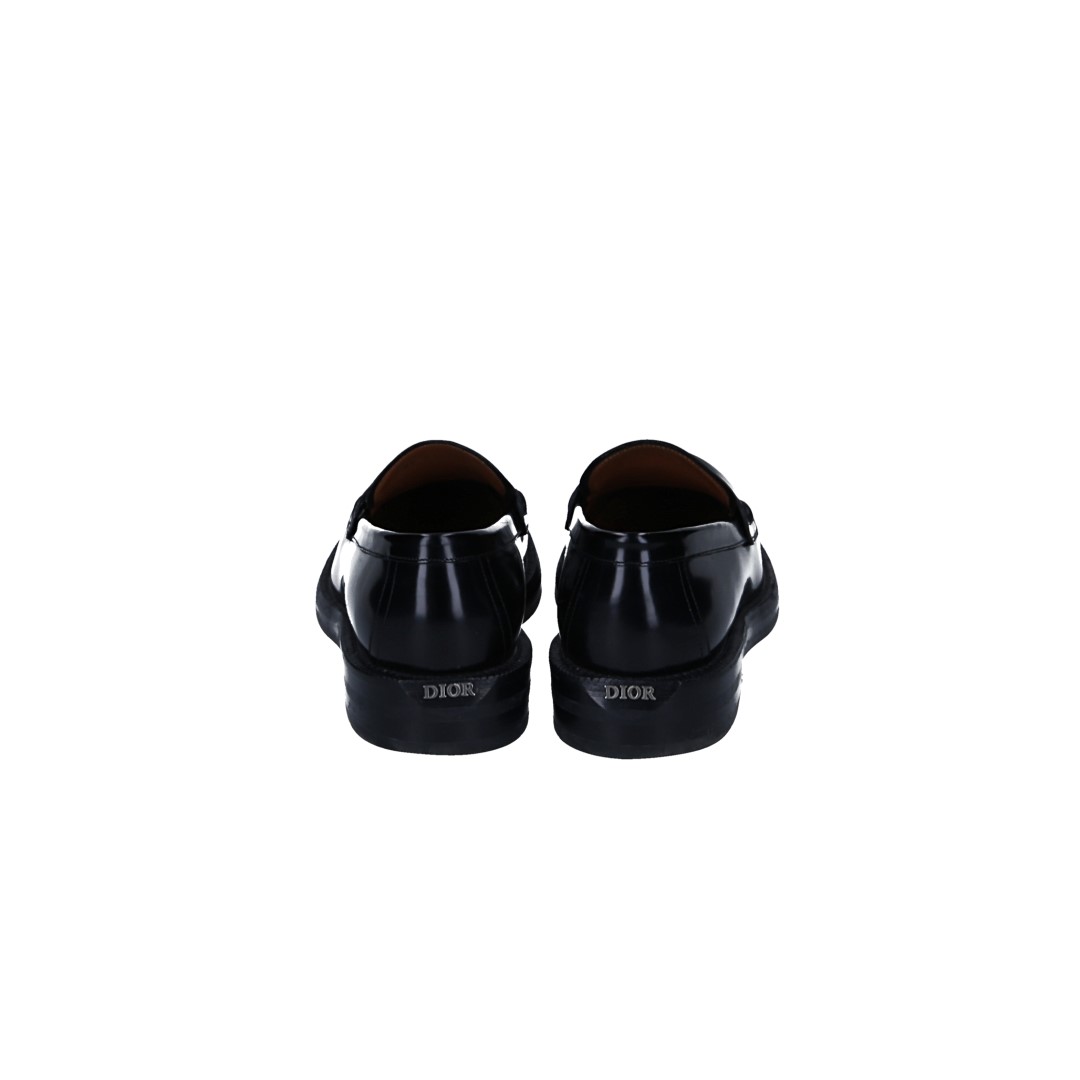 Christian Dior Velvet Loafers in Dark Blue Size 38.5