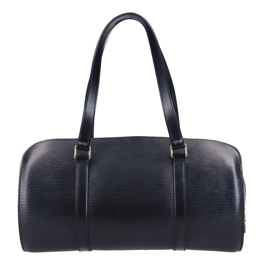 LOUIS VUITTON SOUFFLOT HENKELTASCHE AUS EPI LEDER IN KOURIL SCHWARZ (M52222)