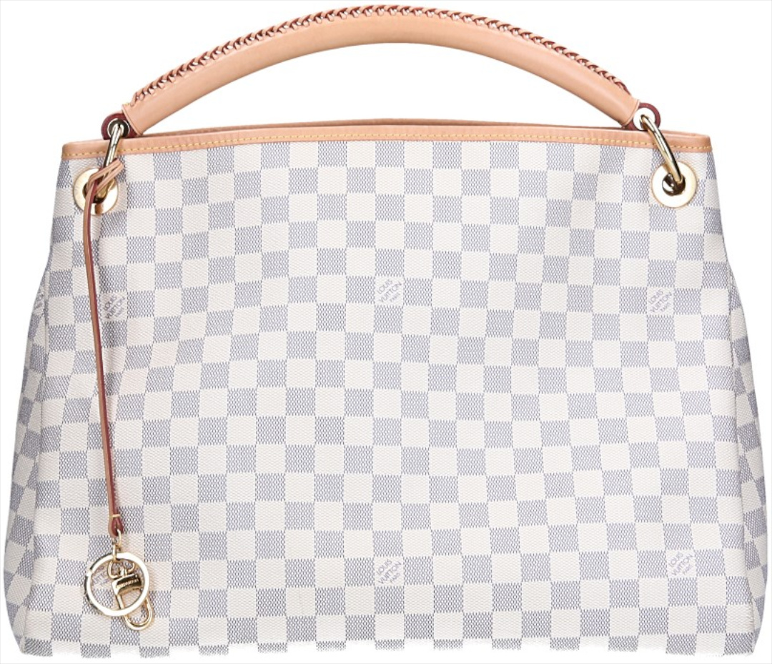 LOUIS VUITTON ARTSY MM NM SCHULTERTASCHE AUS DAMIER AZUR CANVAS (N40253)