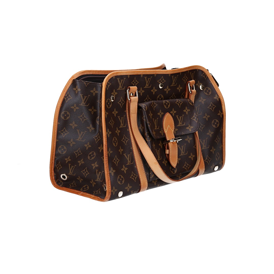 LOUIS VUITTON SAC BAXTER GM HUNDETRAGETASCHE AUS MONOGRAM CANVAS (M42028)