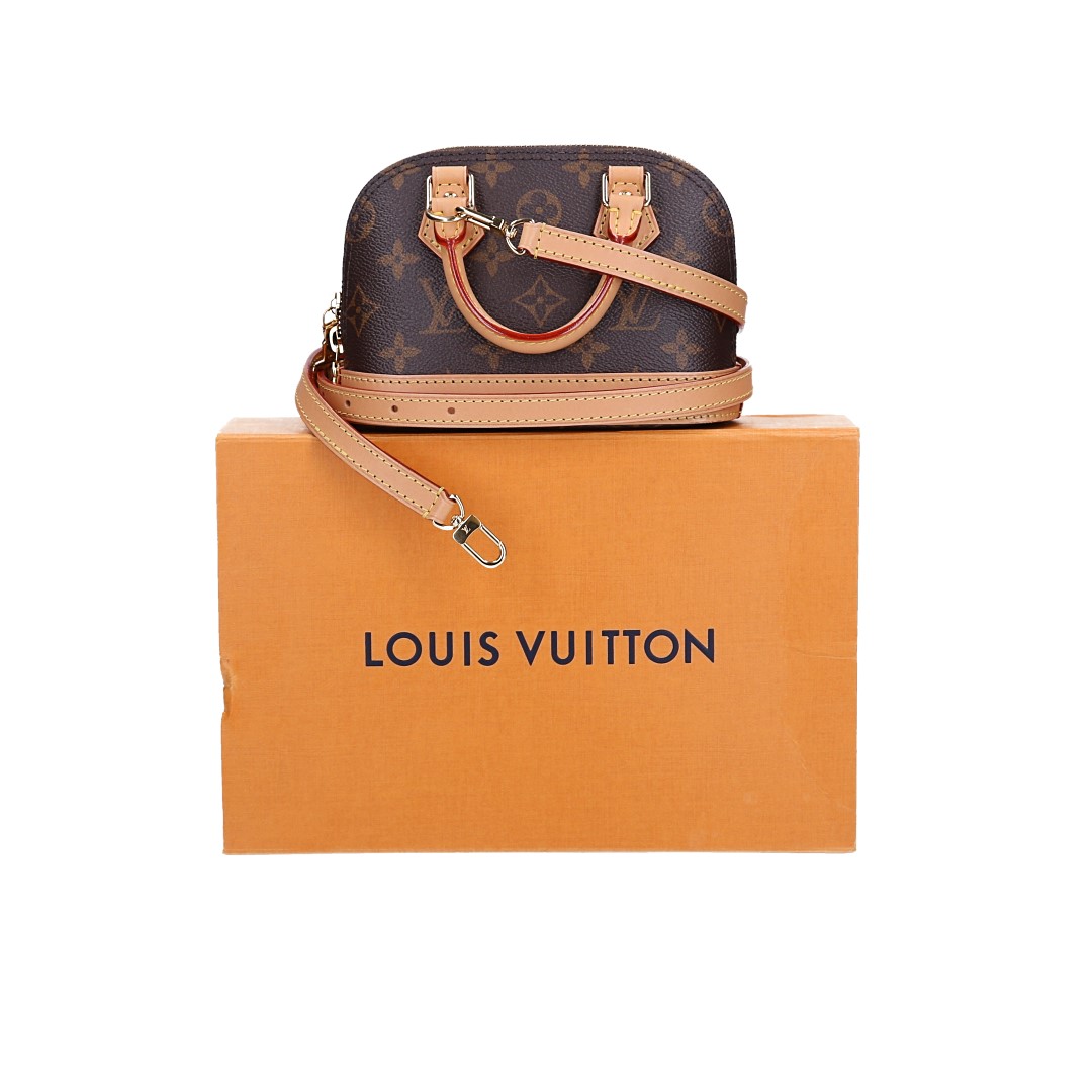 LOUIS VUITTON ALMA NANO HANDTASCHE AUS MONOGRAM CANVAS (M82717)
