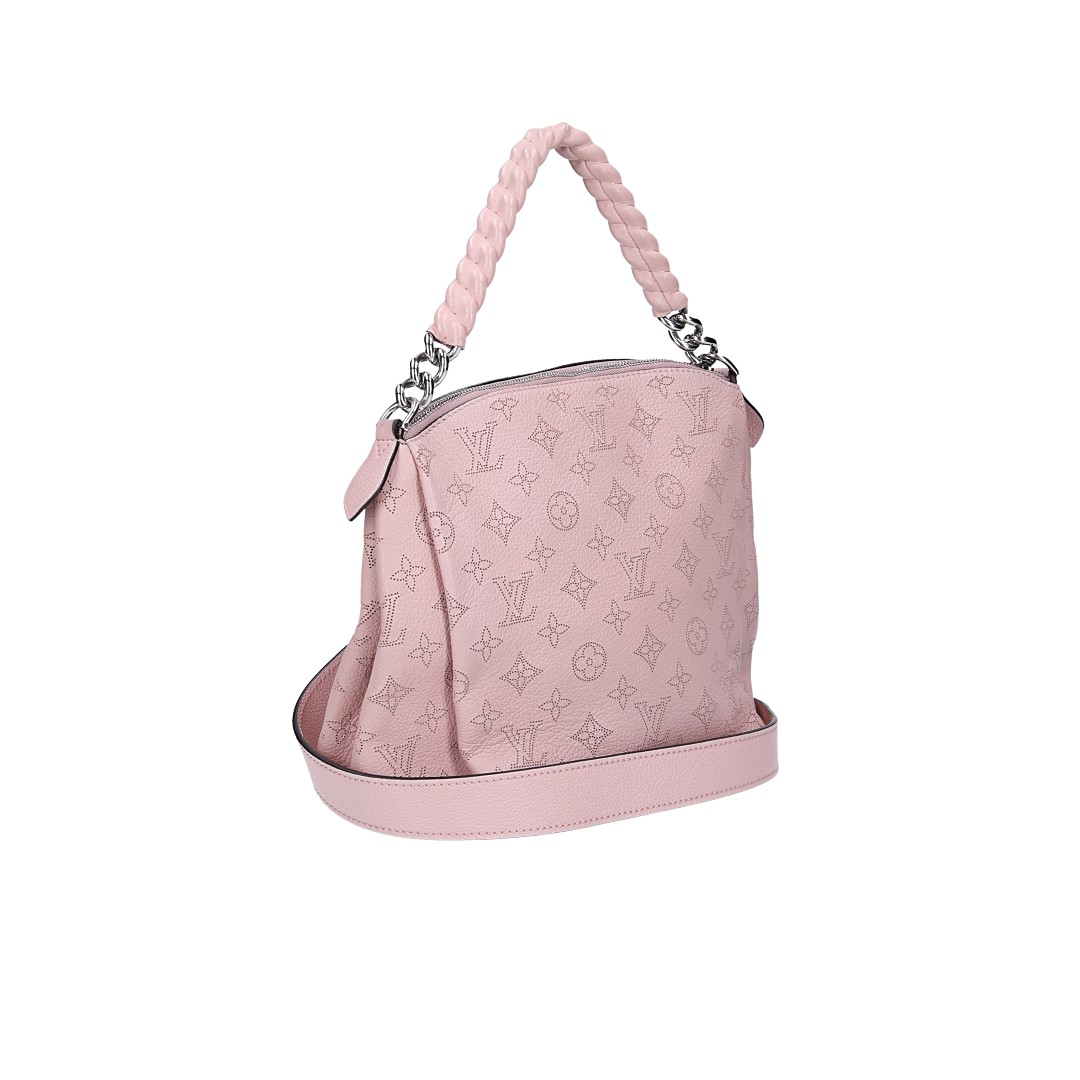 LOUIS VUITTON BABYLONE CHAIN BB HANDTASCHE AUS MONOGRAM MAHINA LEDER IN MAGNOLIA (M51219)