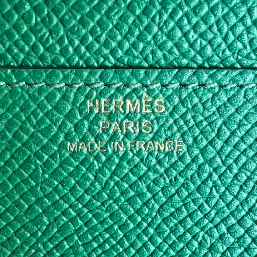 HERMÈS BRIEFTASCHE CONSTANCE LONG AUS VEAU EPSOM MIT GHW