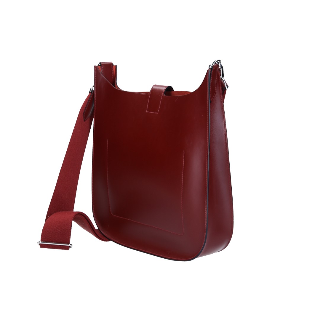 HERMÈS ÉVELYNE SELLIER 29 HANDTASCHE AUS HUNTER LEDER IN ROUGE H MIT PHW