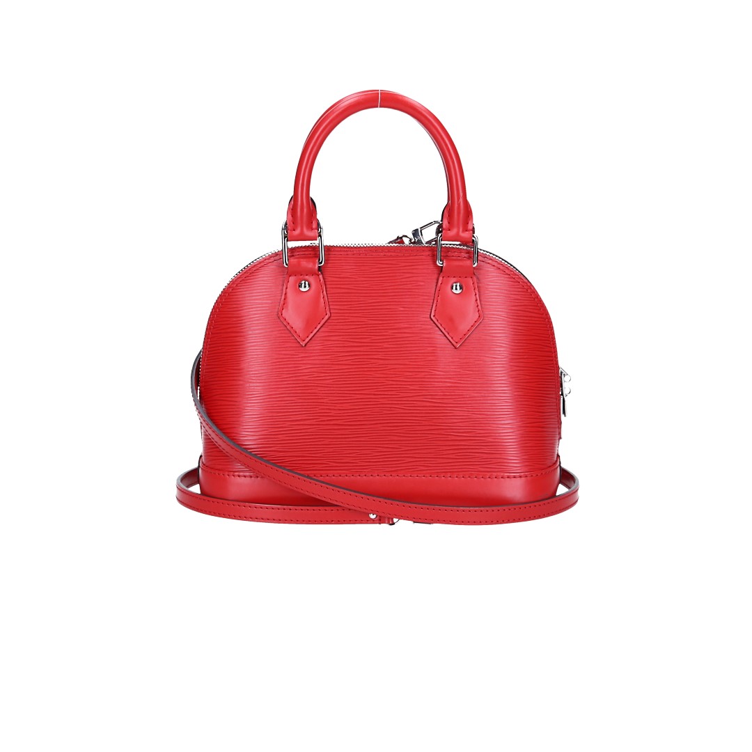 LOUIS VUITTON ALMA BB HANDTASCHE AUS EPI LEDER IN COQUELICOT (M41160)