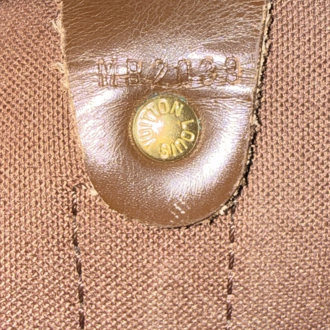 LOUIS VUITTON KEEPALL 45 REISETASCHE AUS DAMIER EBENE CANVAS OHNE SCHULTERRIEMEN (N41428)
